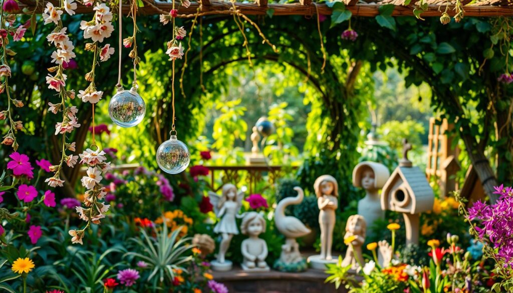 whimsical garden decor