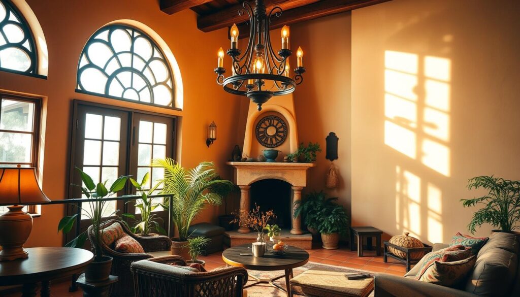 Mediterranean interior lighting