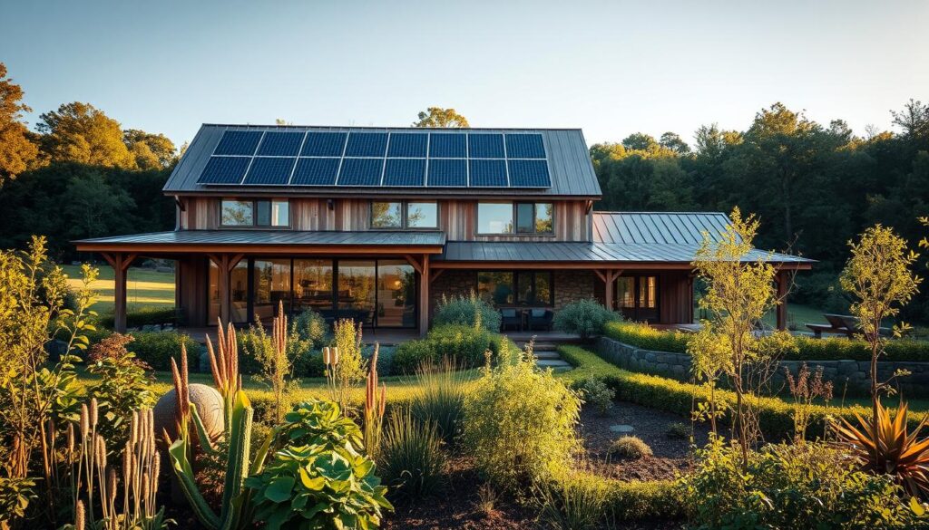 eco-friendly modern farmhouse design