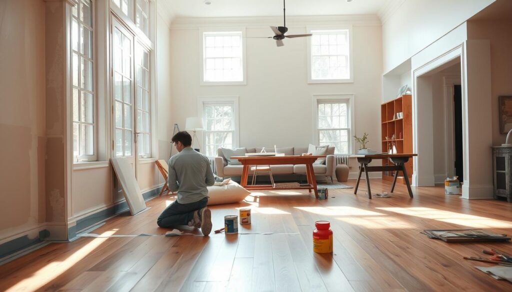 preparing home for painting