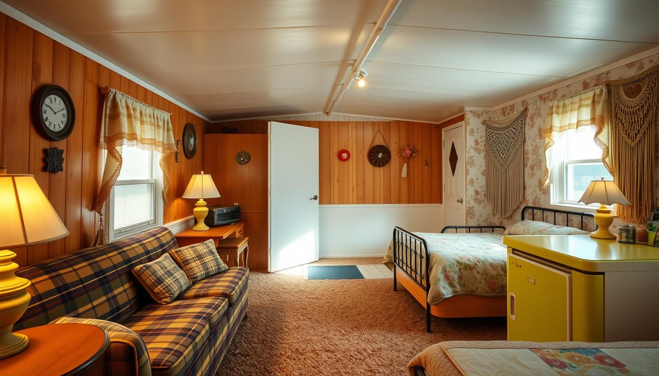 single wide 1970 mobile home interior